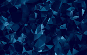 Abstract Dark Blue Pattern Wallpaper