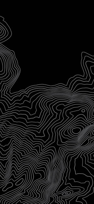 Abstract Design Of Black Leather Iphone Wallpaper