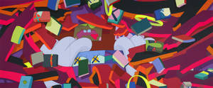 Abstract Kaws Art Wallpaper