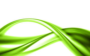 Abstract Light Green Waves Wallpaper