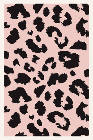 Abstract Pattern Leopard Print Wallpaper