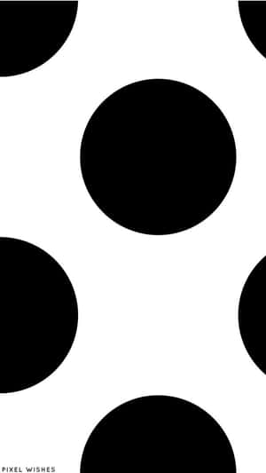 Abstract Pattern Of Black Dots Wallpaper