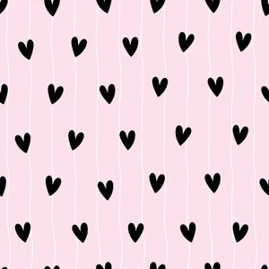 Abstract Pink And Black Lines Contrast In Harmony. Wallpaper