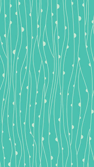 Abstract Seamless Cute Iphone Teal Pattern Wallpaper