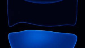 Abstract Shape Dark And Blue Aesthetic Laptop Wallpaper