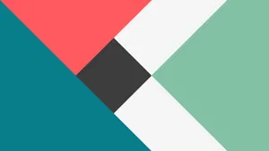 Abstract Shapes Composition Minimal Background Wallpaper