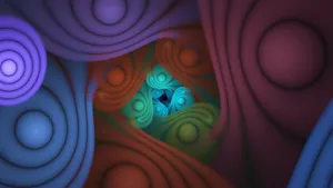 Abstract Swirl Art Wallpaper