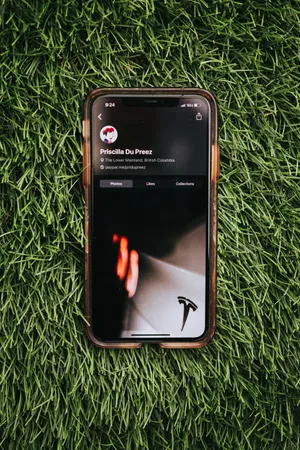 Abstract Tesla Logo Ios Phone Wallpaper