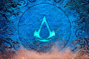 Ac Valhalla Runic Logo Wallpaper