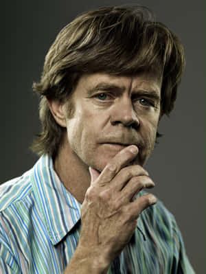 Acclaimed Actor William H. Macy In A Thoughtful Pose Wallpaper