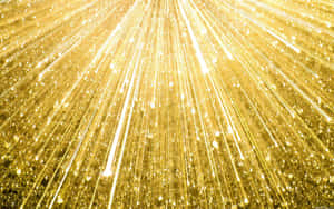 Achieve A Luxurious, Bright Look With Metallic Gold Wallpaper