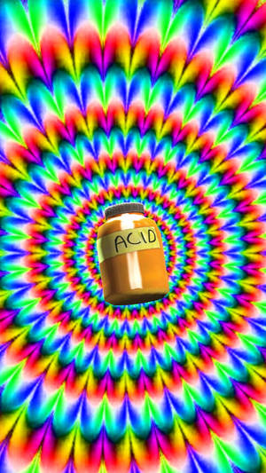 Acid Kaleidoscope Trippy Aesthetic Wallpaper