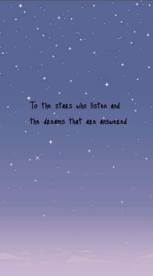 Acotar Quote Lavender Sky Wallpaper