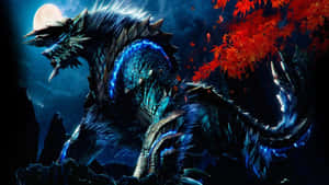 Action Anime Monster Hunter Zinogre Wallpaper