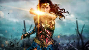 Action Wonder Woman Dc Comics Wallpaper