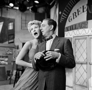 Actress Elaine Stritch And Ray Bolger Wallpaper