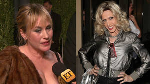 Actress Patricia Arquette Alexis Arquette Photo Collage Wallpaper