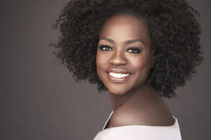 Actress Viola Davis Professional Photoshoot Wallpaper