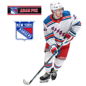 Adam Fox White New York Rangers Wallpaper