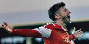 Adam Lallana Ecstatic Celebration Wallpaper