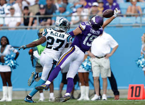 Adam Thielen Amazing Reflexes Wallpaper