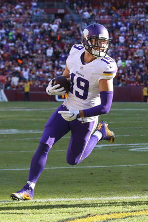 Adam Thielen Vikings Man Of The Year Wallpaper