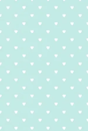 Add Some Fun To Your Day With Mint Green Hearts Wallpaper