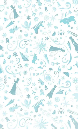 Add Some Magic To Your Life With This Disney Pattern Wallpaper