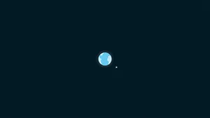 Admiring The Beauty Of Earth And Moon Wallpaper