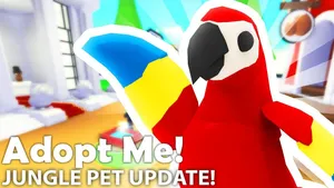 Adopt Me Roblox Parrot Wallpaper