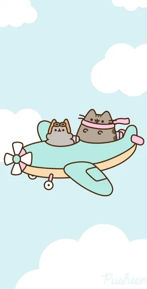 Adopt Pusheen And Experience The Cutest Friendship Wallpaper