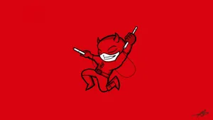 Adorable Animated Image Of Daredevil Wallpaper