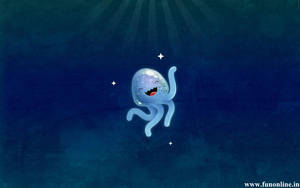 Adorable Animated Jellyfish Wallpaper