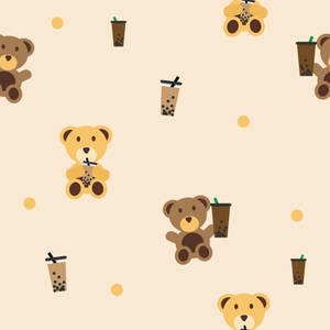 Adorable Brown Bear Enjoying His Outing Wallpaper