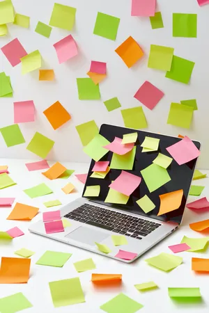 Adorable Laptop On A White Background Wallpaper