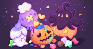 Adorable Pokemon Halloween Wallpaper