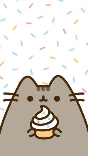 Adorable Pusheen Wallpaper