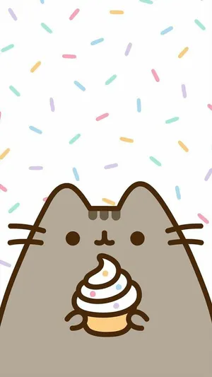 Adorable Pusheen Wallpaper