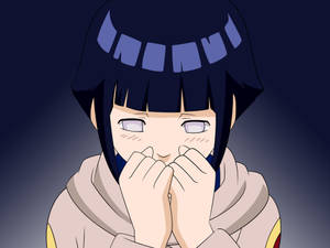 Adorable Shy Child - Hinata Showcasing A Unique Personality Wallpaper