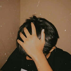 Adorable Young Couple Hugging Each Other Outdoors Wallpaper