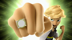 Adrien Agreste Ring Pose Wallpaper