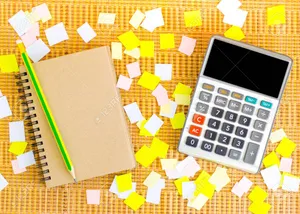 Advanced Scientific Calculator On Dark Background Wallpaper