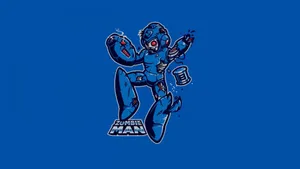 Adventure Awaits - Mega Man Ready To Take On The Next Challenge Wallpaper