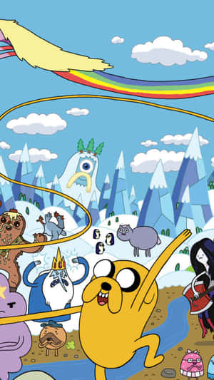 Adventure Time Iphone - Your Travel Companion! Wallpaper