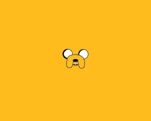 Adventure Time Jake Minimalist Art Wallpaper