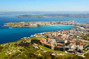 Aerial Corunna Island Wallpaper