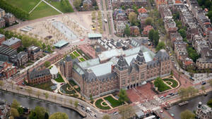 Aerial View Of Rijksmuseum Wallpaper