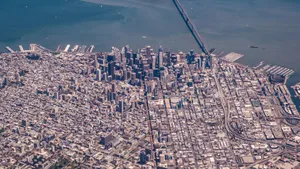 Aerial_ View_of_ San_ Francisco_and_ Bay_ Bridge_4 K Wallpaper