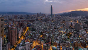 Aerial View Of Taiwan Wallpaper