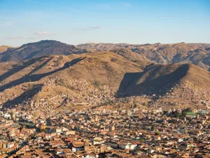 Aerial View Of Wanakawri Cusco Peru Wallpaper
